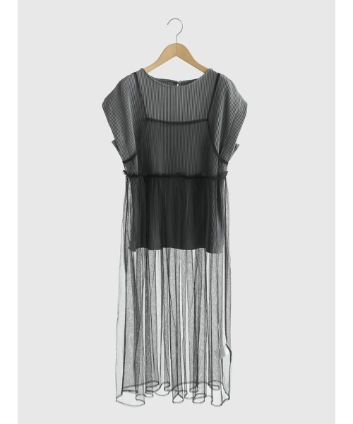 FIKA.（フィーカ）の「Tulle dress set top（ワンピース・レディース・グレー/アイボリー・FREE）」の16枚目の写真