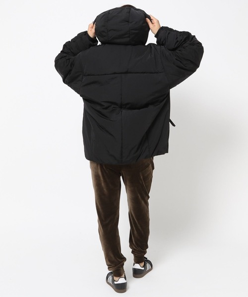 HEREIAM（ヘレイアム）の「【HEREIAM】撥水/エアサーマルパディブルゾン（ブルゾン・レディース・ライトカーキ/ブラック・FREE）」の19枚目の写真