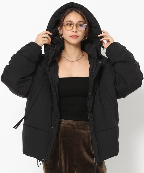 HEREIAM（ヘレイアム）の「【HEREIAM】撥水/エアサーマルパディブルゾン（ブルゾン・レディース・ライトカーキ/ブラック・FREE）」の20枚目の写真