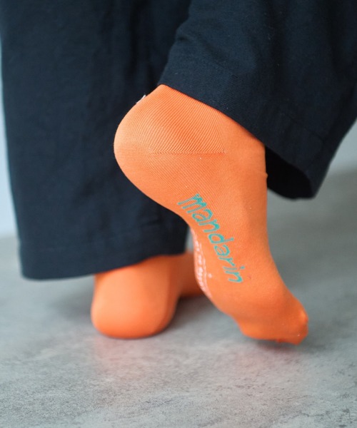 bulle de savon（ビュルデサボン）の「△Basic ソックス（ソックス/靴下・レディース・オレンジ/イエロー・FREE）」の3枚目の写真