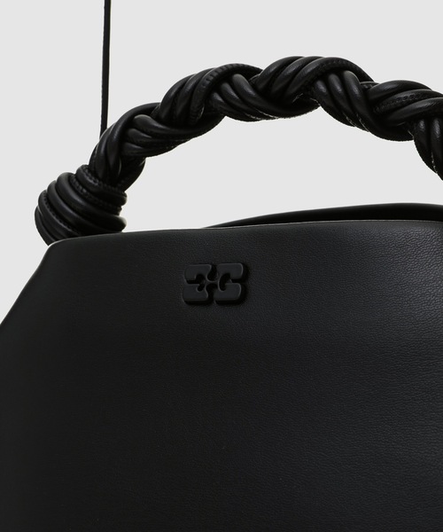 GANNI（ガニー）の「Ganni Bou Bag Small（ハンドバッグ・レディース・ブラック・OS）」の3枚目の写真