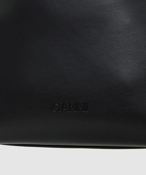 GANNI（ガニー）の「Ganni Bou Bag Small（ハンドバッグ・レディース・ブラック・OS）」の7枚目の写真