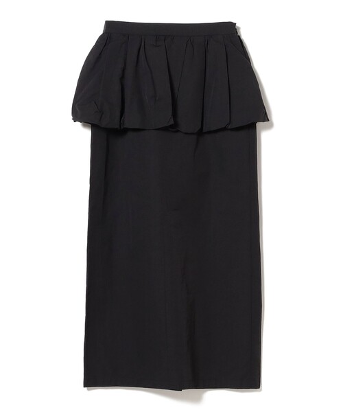 Ray BEAMS（レイビームス）の「ペプラム タイト スカート（スカート・レディース・ベージュ/ブラック・0/1）」の14枚目の写真