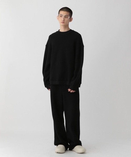 STERNBERG（スタンバーグ）の「COZYコットンスウェットプルオーバー（スウェット・メンズ・ブラック/グレー・LARGE/MEDIUM）」の3枚目の写真