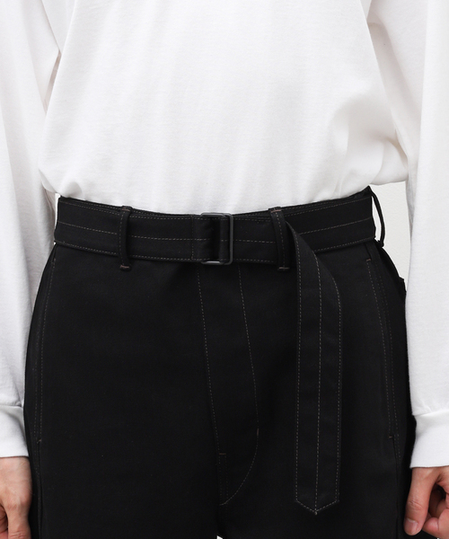ルメール 25SS TWISTED BELTED PANTS ベルト付き M LEMAIRE - 【残りわずか】Twisted Belted Pants | ACRMTSM