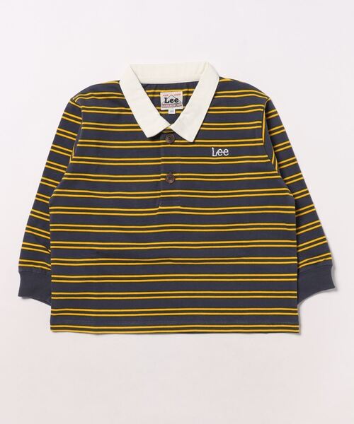 Lee（リー）の「Lee/リー【110-150cm】キッズ ボーダーラガーシャツ（シャツ/ブラウス・キッズ・イエロー/グリーン・120/130/140/150/110）」の6枚目の写真