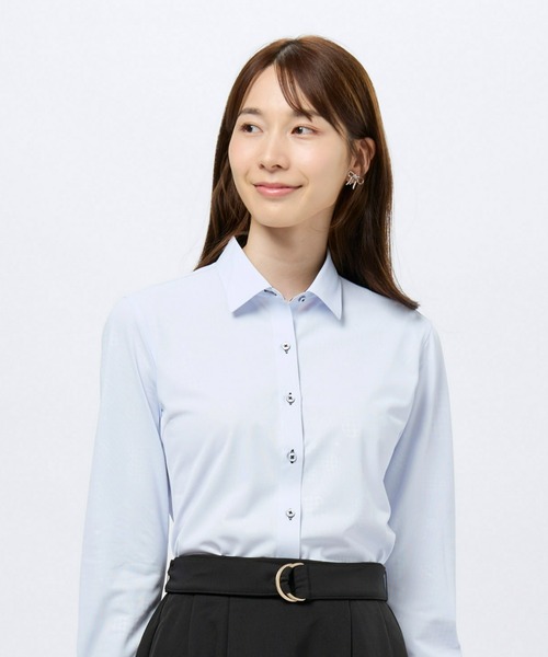 【Disney ディズニー】 形態安定ノーアイロン ワイド 長袖ビジネスワイシャツ（ビジネスシャツ）｜TOKYO SHIRTS（トウキョウシャツ）