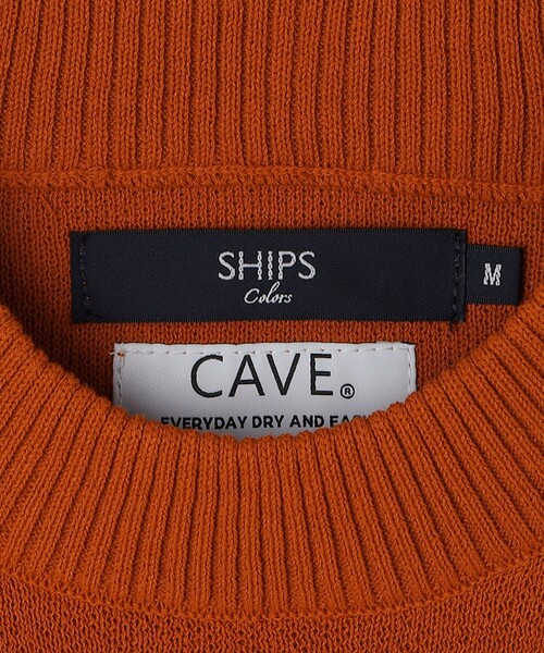 SHIPS Colors(シップス カラーズ)の「SHIPS Colors:〈洗濯機可能〉CAVE(R) ロングスリーブ ニット◇(ニット/セーター・メンズ・ライトグレー/ブラウン/オレンジ/ネイビー・MEDIUM/LARGE/X-LARGE)」の12枚目の写真