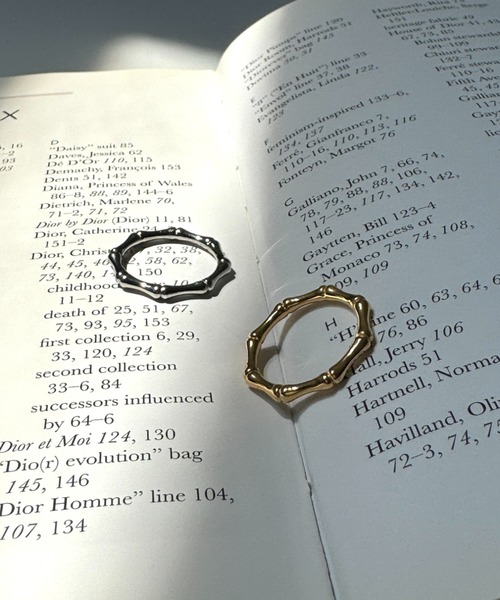 ciite'(シーテ)の「【金属アレルギー対応】バンブーリング サージカルステンレス(リング・レディース・ゴールド/シルバー・15号/13号/11号)」の3枚目の写真