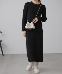 予約 アシンメトリー ニット」に該当するワンピース/ドレス