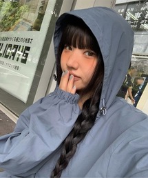 anyonemore（エニワンモア）の「[MADE] オーバーサイジングナイロンフードウインドブレーカー（マウンテンパーカー）」