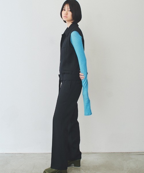 soduk(スドーク)の「【soduk】suiting jumpsuits(サロペット/オーバーオール・レディース・ブラック/ブラウン系その他・M/S)」の9枚目の写真