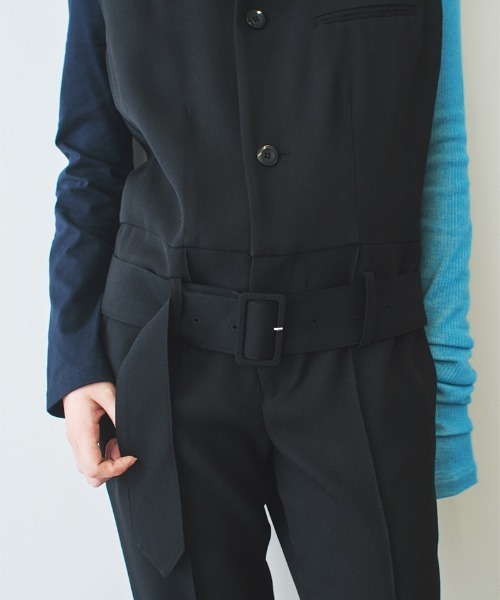soduk(スドーク)の「【soduk】suiting jumpsuits(サロペット/オーバーオール・レディース・ブラック/ブラウン系その他・M/S)」の3枚目の写真