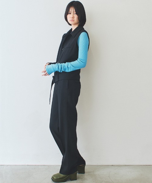 soduk(スドーク)の「【soduk】suiting jumpsuits(サロペット/オーバーオール・レディース・ブラック/ブラウン系その他・M/S)」の10枚目の写真