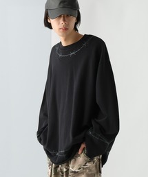 HARE | 【UNDERGROUND MODE】ワイヤープリントスウェットプルオーバー(HARE)(スウェット)