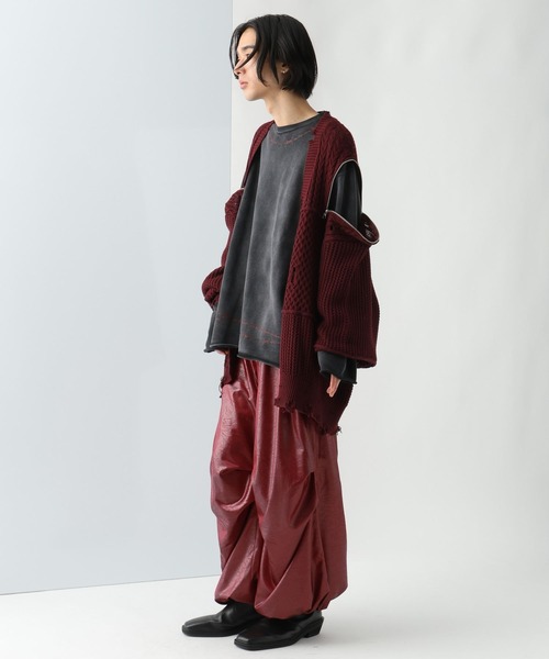 HARE(ハレ)の「【UNDERGROUND MODE】ワイヤープリントスウェットプルオーバー(HARE)(スウェット・メンズ・グレー/ブラック・FREE)」の19枚目の写真