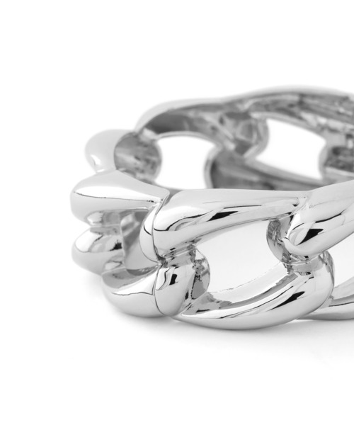 ANEMONE（アネモネ）の「ボリュームチェーンバングル（バングル/リストバンド・レディース・シルバー・FREE）」の3枚目の写真