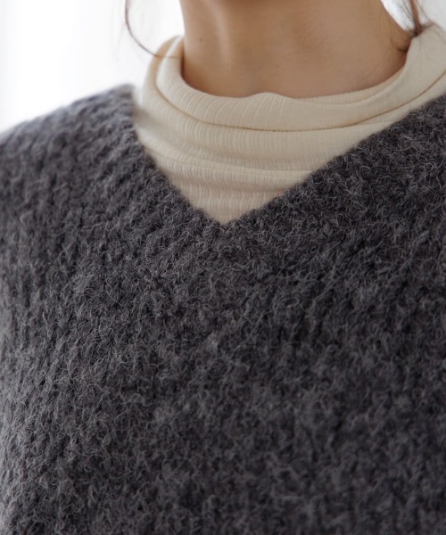 flower（フラワー）の「エニーフラッフベスト（ベスト・レディース・ホワイト/グレー・FREE）」の10枚目の写真