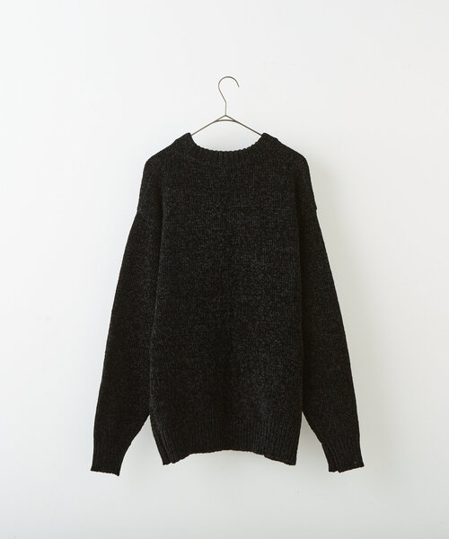 セール】【UNISEX/新色追加】モールヤーンロゴニットプル