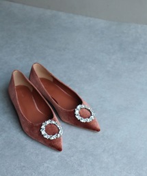 mirem（ミレム）の「Velor bijou flat pumps（パンプス）」