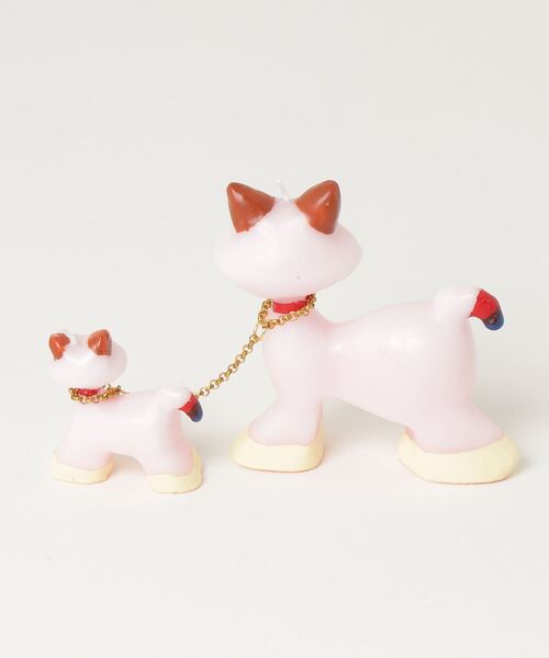 fridge（フリッジ）の「【OLGA】オルガ GOOSE CANDLE PINK CATS ピンク