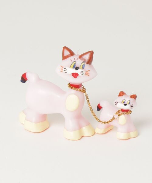 fridge（フリッジ）の「【OLGA】オルガ GOOSE CANDLE PINK CATS
