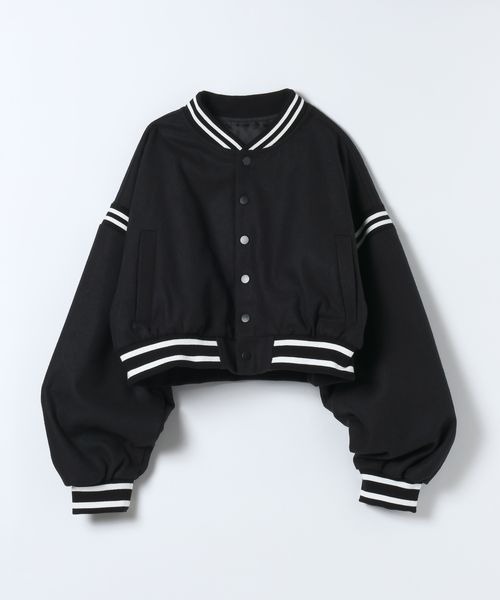 JEANASIS【Les Fleurs】 ジーナシス ラインスタジャン 中綿 セール】【Les Fleurs】ラインスタジャン/249977（スタジャン