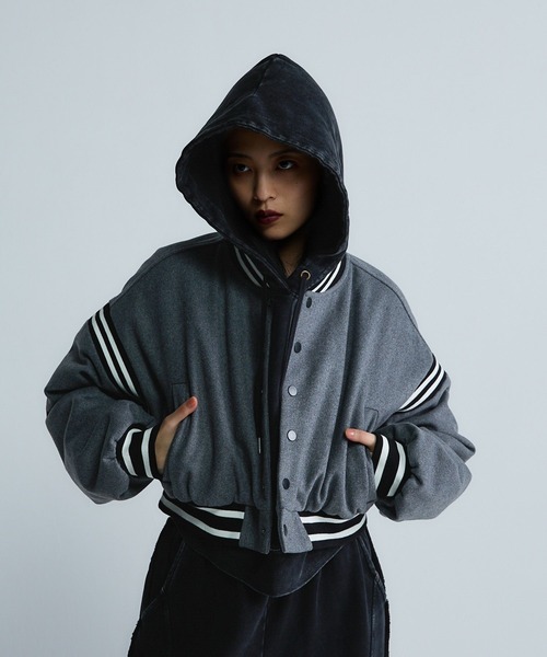 JEANASIS（ジーナシス）の「【Les Fleurs】ラインスタジャン/249977（スタジャン・レディース・ブラック/グレー/ネイビー・FREE/SMALL）」の10枚目の写真