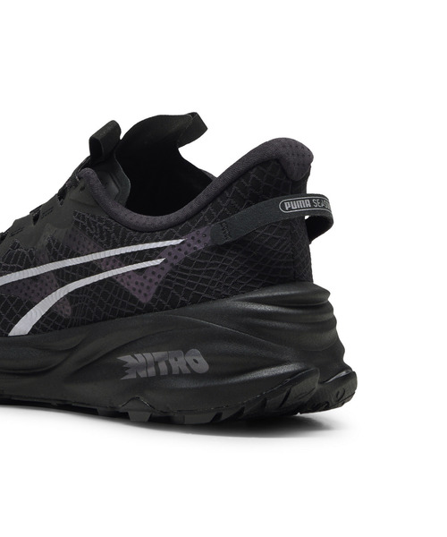 PUMA プーマ メンズ FAST TRAC ニトロ3 ゴアテックス ランニングシューズ 379794 トレイルランニングシューズ 防水 軽量 軽い ブランド おしゃれ スニーカー カジュアル きれいめ ローカット プーマブラック 黒 靴 シューズ 2025 春 春夏 夏 PUMA プーマ メンズ FAST TRAC ニトロ 3 ゴアテックス ランニング