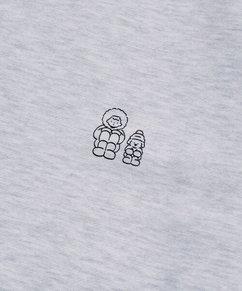 FREAK'S STORE（フリークスストア）の「tombonia/トムボニア Sleep with Muck バックプリント クルーネック スウェット（スウェット・メンズ・グレー/オリーブ/チャコールグレー/ネイビー・MEDIUM/LARGE/SMALL）」の11枚目の写真