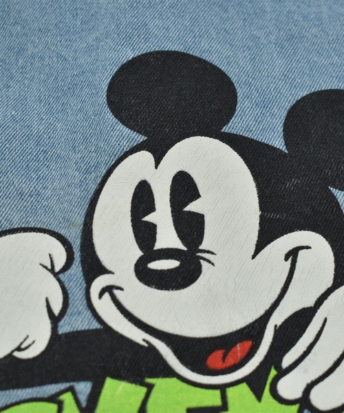 Disney(ディズニー)の「【ヴィンテージ古着】90’s Disney ”MICKEY &CO”バックプリント デニムジャケット(デニムジャケット・メンズ・ブルー・LARGE)」の4枚目の写真