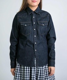 [D.M.G / ディーエムジー] 6ozデニム ウエスタンシャツ