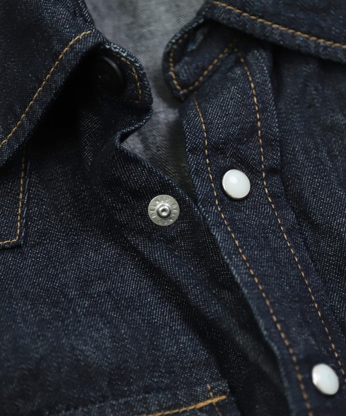 D.M.G.（ドミンゴ）の「[D.M.G / ディーエムジー] 6ozデニム ウエスタンシャツ（シャツ/ブラウス・レディース・ワンウォッシュ・3/2）」の16枚目の写真