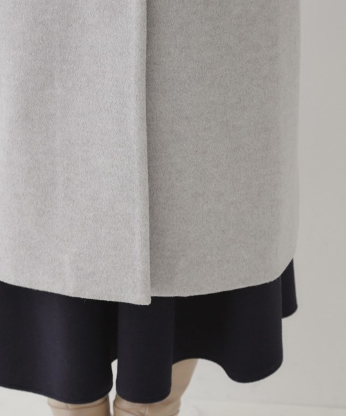 couture brooch（クチュールブローチ）の「◆【プチプラ・華やかさを高める】ビジュー釦ロングコート（ノーカラーコート・レディース・ライトベージュ/ブラック/ライトグレー・40/38/36/42）」の9枚目の写真