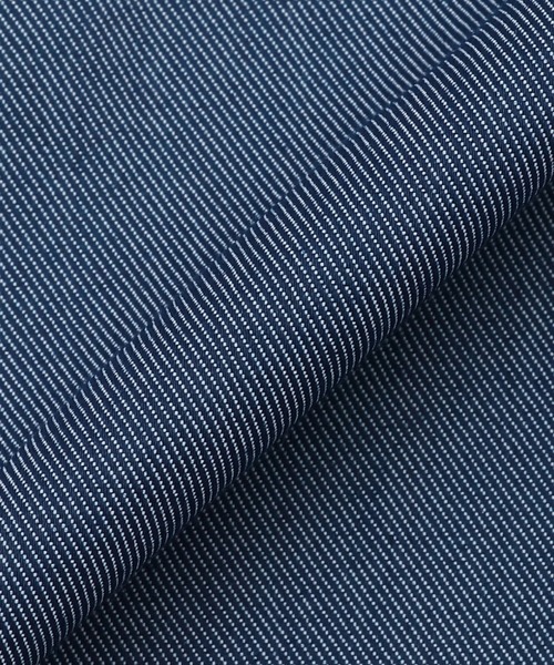 TOKYO SHIRTS（トウキョウシャツ）の「透け防止 形態安定ノーアイロン ホリゾンタルワイド 長袖ビジネスワイシャツ（ビジネスシャツ・メンズ・ダークブルー・首回り39cm-裄丈88cm/首回り41cm-裄丈90cm/首回り42cm-裄丈90cm/首回り43cm-裄丈90cm/首回り45cm-裄丈82cm/首回り45cm-裄丈86cm/首回り45cm-裄丈90cm/首回り47cm-裄丈86cm/首回り47cm-裄丈90cm）」の2枚目の写真