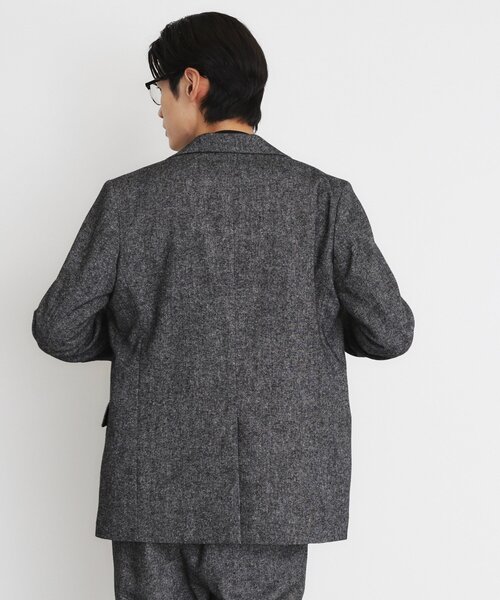 THE SHOP TK （ザ ショップ ティーケー ）の「◆ウール混ホームスパンジャケット（テーラードジャケット・メンズ・チャコールグレー/ネイビー・01/02/03/04）」の4枚目の写真