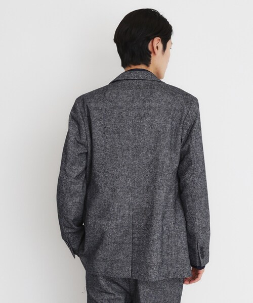 THE SHOP TK （ザ ショップ ティーケー ）の「◆ウール混ホームスパンジャケット（テーラードジャケット・メンズ・チャコールグレー/ネイビー・01/02/03/04）」の8枚目の写真