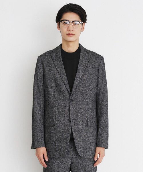 THE SHOP TK （ザ ショップ ティーケー ）の「◆ウール混ホームスパンジャケット（テーラードジャケット・メンズ・チャコールグレー/ネイビー・01/02/03/04）」の11枚目の写真