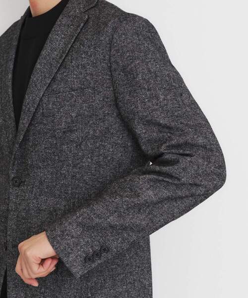 THE SHOP TK （ザ ショップ ティーケー ）の「◆ウール混ホームスパンジャケット（テーラードジャケット・メンズ・チャコールグレー/ネイビー・01/02/03/04）」の15枚目の写真
