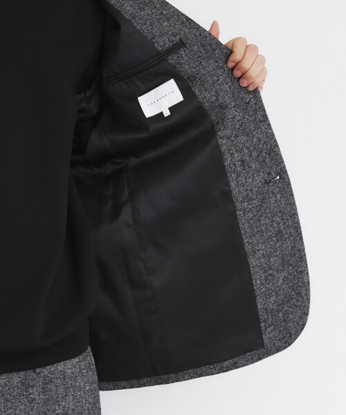 THE SHOP TK （ザ ショップ ティーケー ）の「◆ウール混ホームスパンジャケット（テーラードジャケット・メンズ・チャコールグレー/ネイビー・01/02/03/04）」の17枚目の写真