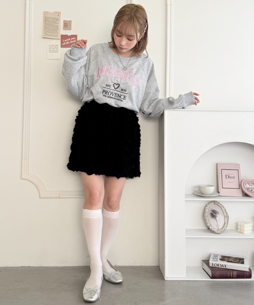 Loueme（ルエム）の「ローズチュールバルーンスカート（スカート・レディース・ブラック/アイボリー/ホワイト・FREE）」の11枚目の写真