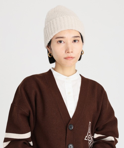 FRATELLI TALLI(フラテリタリ)の「【FRATELLI TALLI】ニットCAP(ニットキャップ/ビーニー・レディース・アイボリー/ブラック/グレー・FREE)」の6枚目の写真