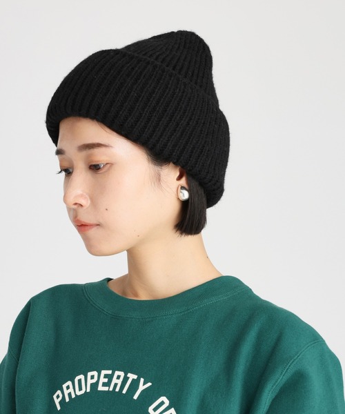 FRATELLI TALLI(フラテリタリ)の「【FRATELLI TALLI】ニットCAP(ニットキャップ/ビーニー・レディース・アイボリー/ブラック/グレー・FREE)」の8枚目の写真