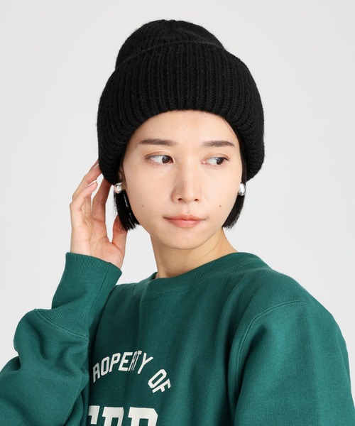 FRATELLI TALLI(フラテリタリ)の「【FRATELLI TALLI】ニットCAP(ニットキャップ/ビーニー・レディース・アイボリー/ブラック/グレー・FREE)」の9枚目の写真