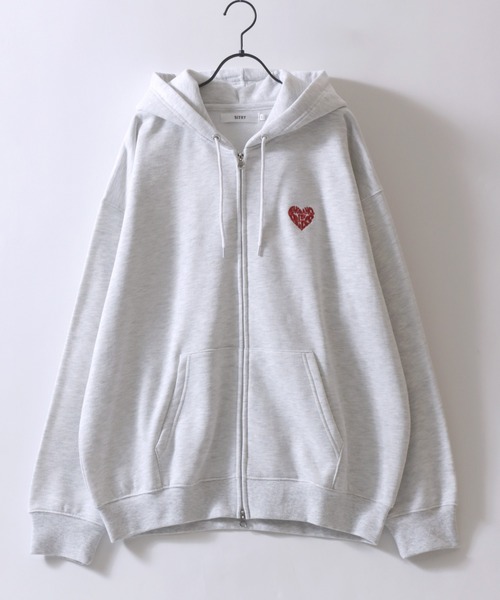 セール】2026SS新色追加 SITRY Heart Embroidery Sweat Hoodie/別注