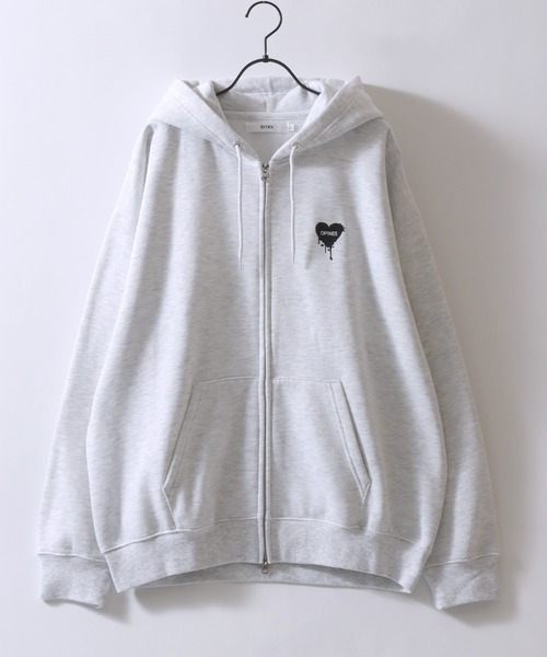 セール】2026SS新色追加 SITRY Heart Embroidery Sweat Hoodie/別注