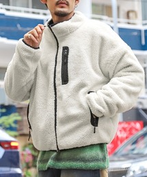 B-3 レオパードボリュームファーコート ホワイト ダルメシアンホワイトボリュームファーコート/アウター/S.M.L