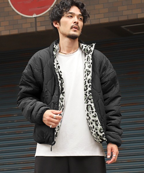 セール】リバーシブルボア中綿ジャケット（ブルゾン）｜LUXSTYLE（ラグ