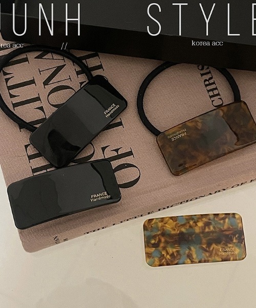 E&C closet…(イーアンドシークローゼット)の「スクエア柄ミニバレッタ(バレッタ/ヘアクリップ・レディース・ブラウン系その他/ブラック/オレンジ/ベージュ/ブラウン・FREE)」の17枚目の写真