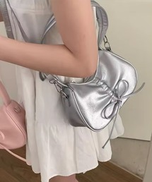 Port（ポート）の「【 antique andico / アンティーク アンディコ 】 ギャザー リボン ミニ ショルダーバッグ_（ショルダーバッグ・メンズ）」